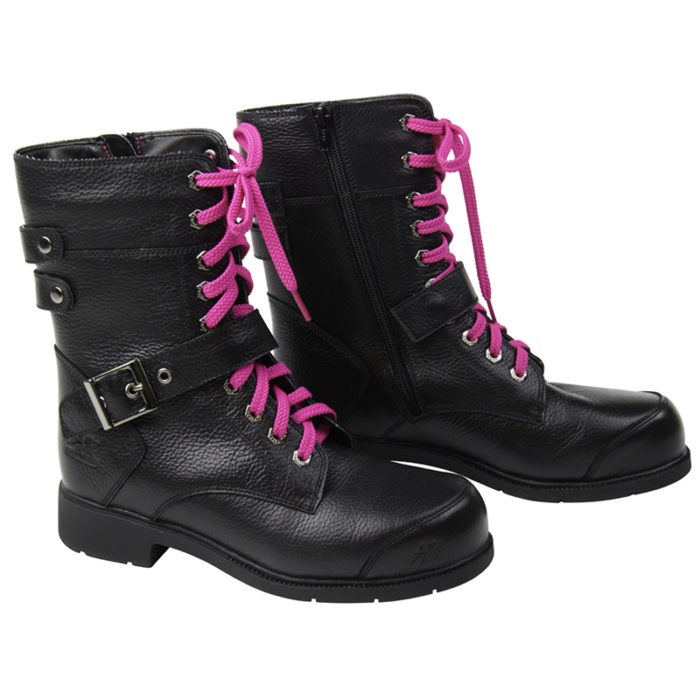 Black Work Boots for Women
